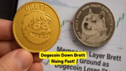 Dogecoin Drops as Layer Brett Gains Buzz — Is DOGE's Throne at Risk?